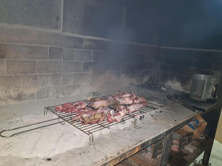 Chalet Adosado En La Playa De El Perellonet Con Piscina, Pista Tenis Valenza Esterno foto